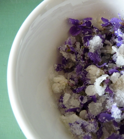 violets sugar
