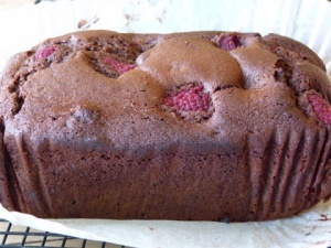 chocolate and raspberry cake