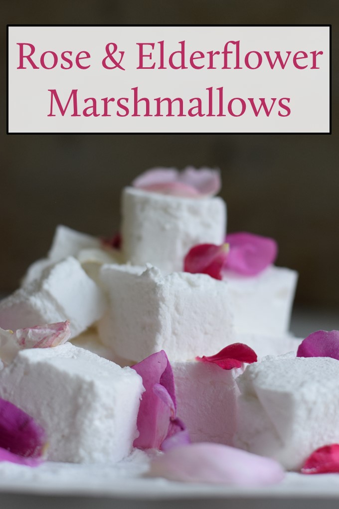 Rose and Elderflower Marshmallows